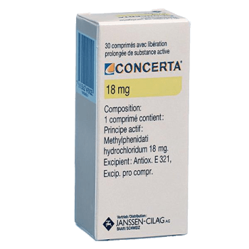 Концерта (Concerta) 18 мг 30 таб.