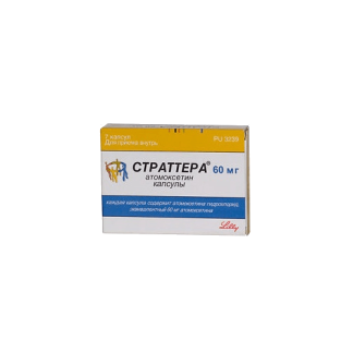 Страттера (atomoksetin) 60 мг 7 капс.